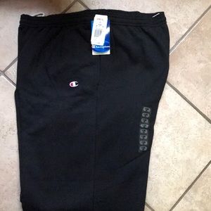 BNWOT black champion Ecofleece sweatpants XL Tall